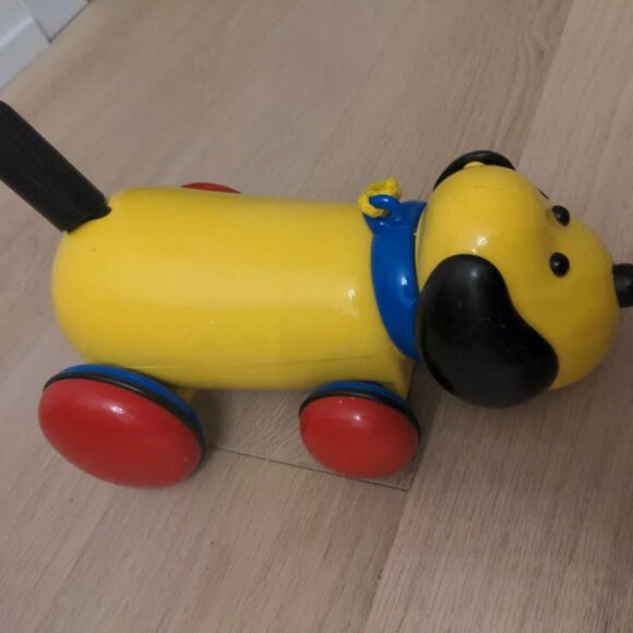 AMBI TOYS PULL ALONG DOG TODDLER BABY TOY VINTAGE NOISE MAKING - Picture 2 of 8